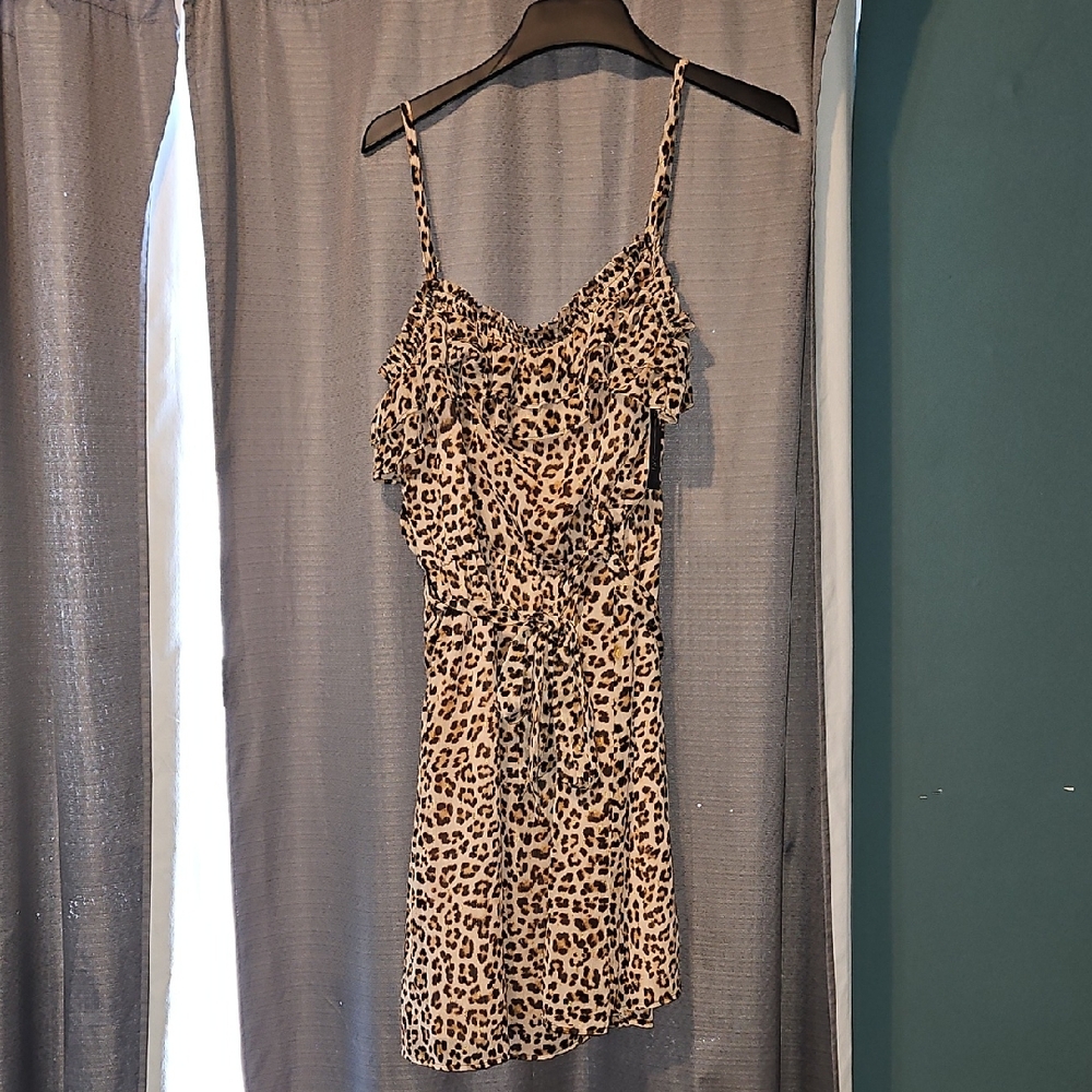 Leopard Print Mini Dress